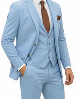Abito da uomo a tre pezzi con blazer, gilet e pantaloni 2