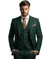 Abito da uomo a tre pezzi con gilet e blazer 5