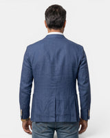 Blazer da uomo a tre bottoni con revers a dente 9
