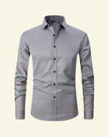 Camicia da uomo a maniche lunghe con bottoni 10