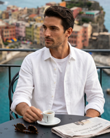 Camicia da uomo a maniche lunghe con bottoni 12