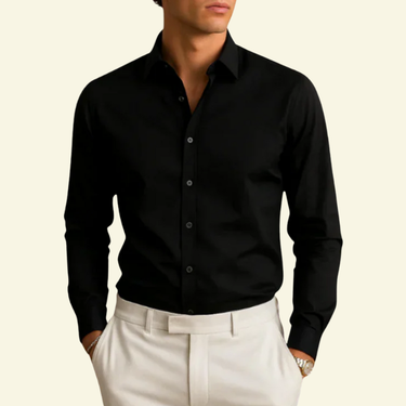 Camicia da uomo a maniche lunghe con bottoni 2