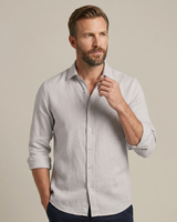 Camicia da uomo a maniche lunghe con bottoni 5