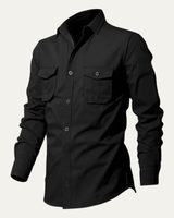 Camicia da uomo a maniche lunghe con tasche a patta 11