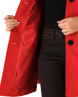 Cappotto da donna di media lunghezza con chiusura a bottoni 6