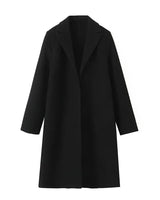 Cappotto lungo in misto lana da donna 12