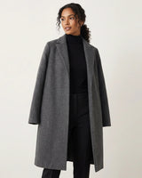 Cappotto lungo in misto lana da donna 5
