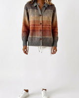 Cardigan da donna in maglia a quadri con bottoni 2