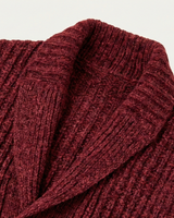 Cardigan da uomo a coste con collo a scialle 13
