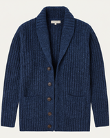 Cardigan da uomo a coste con collo a scialle 7