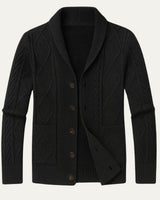 Cardigan da uomo a trecce con collo a scialle 3
