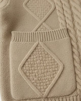 Cardigan da uomo a trecce con collo a scialle 7