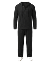 Completo coordinato da uomo con felpa con cappuccio e pantaloni 3