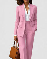 Completo da donna con blazer e pantaloni a gamba dritta 5
