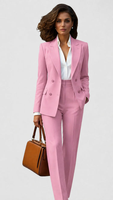 Completo da donna con blazer e pantaloni a gamba dritta 5