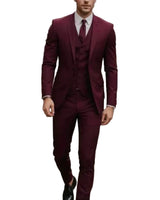 Completo da uomo a tre pezzi con blazer, gilet e pantaloni 7