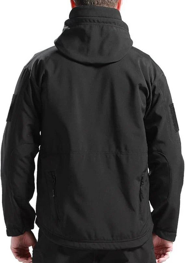 Completo giacca con cappuccio e pantaloni cargo da uomo 7