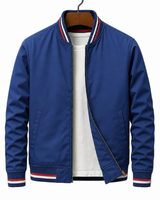 Giacca Bomber da Uomo con Bordi a Righe 1