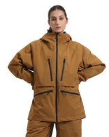 Giacca con cappuccio unisex con tasche multiple con zip 1