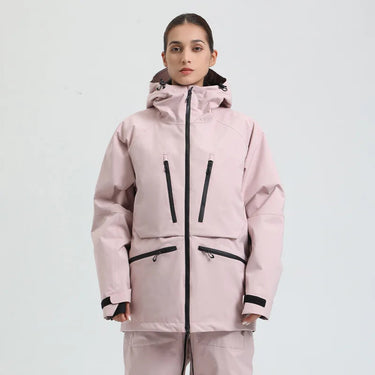 Giacca con cappuccio unisex con tasche multiple con zip 13