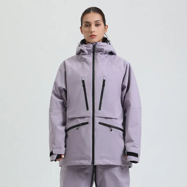 Giacca con cappuccio unisex con tasche multiple con zip 18