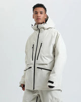 Giacca con cappuccio unisex con tasche multiple con zip 3