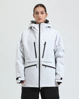 Giacca con cappuccio unisex con tasche multiple con zip 8