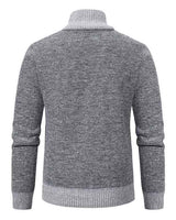 Giacca ibrida trapuntata in maglia da uomo 6