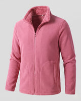 Giacca in pile da donna con collo a lupetto e zip integrale 7