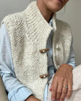 Gilet in maglia da donna con bottoni a levetta 3