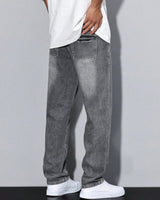 Jeans in denim vestibilità rilassata da uomo 19