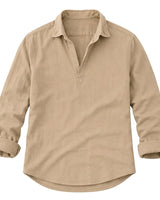 Maglia a maniche lunghe da uomo con scollo a V 1