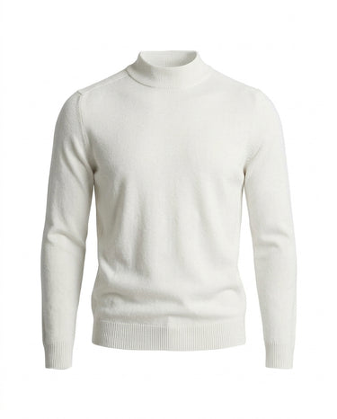 Maglione a maniche lunghe con collo alto da uomo 2