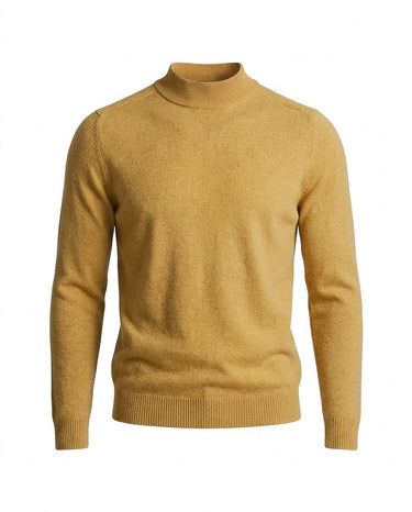 Maglione a maniche lunghe con collo alto da uomo 4