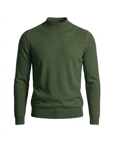 Maglione a maniche lunghe con collo alto da uomo 5