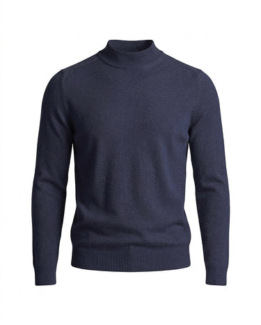 Maglione a maniche lunghe con collo alto da uomo 7