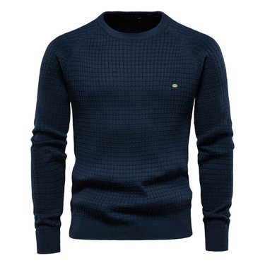 Maglione pullover in maglia testurizzata da uomo 1