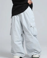 Pantaloni Cargo Larghi da Uomo con Vita Elastica 7