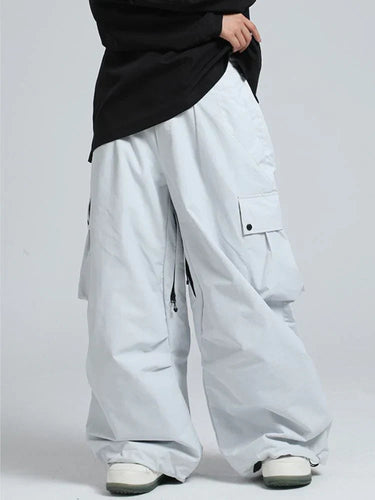 Pantaloni Cargo Larghi da Uomo con Vita Elastica 7