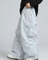 Pantaloni Cargo Larghi da Uomo con Vita Elastica 8
