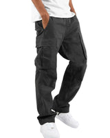 Pantaloni Cargo Uomo a Gamba Dritta 1