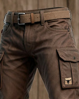 Pantaloni Cargo Utility da Uomo con Cintura 4