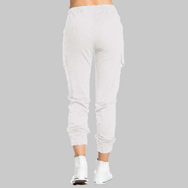 Pantaloni Jogger Cargo da Donna con Vita a Coulisse 14