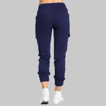 Pantaloni Jogger Cargo da Donna con Vita a Coulisse 15