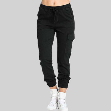 Pantaloni Jogger Cargo da Donna con Vita a Coulisse 16