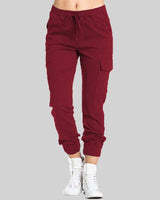 Pantaloni Jogger Cargo da Donna con Vita a Coulisse 3