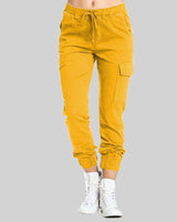 Pantaloni Jogger Cargo da Donna con Vita a Coulisse 5