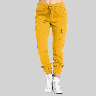 Pantaloni Jogger Cargo da Donna con Vita a Coulisse 5