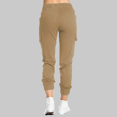 Pantaloni Jogger Cargo da Donna con Vita a Coulisse 9