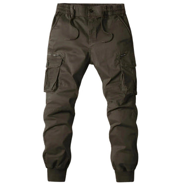 Pantaloni Jogger Cargo da Uomo con Tasche con Zip 5